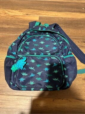 Cat & Jack Navy and Teal Dinosaur Kids Backpack